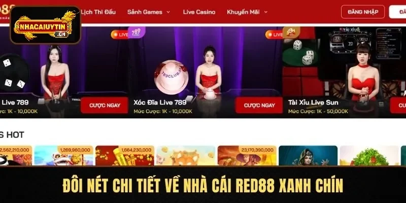 Đôi nét chi tiết về nhà cái RED88 xanh chín